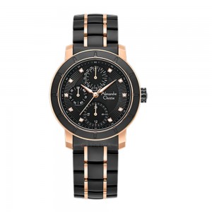 Alexandre Christie AC 6292 Rosegold Black Lady BFBBRBA/BFBBRBA2